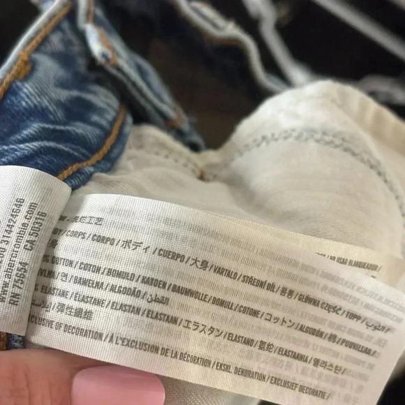 Womens size 28/6 Abercrombie and fitch mom jeans, #B695 - Picture 5 of 5